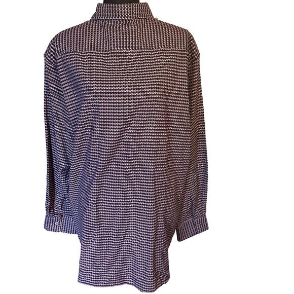 Robert Graham Modern Americana Blue Tailored Fit Button Down Shirt - Picture 6 of 11